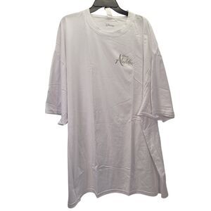 Disney Aladdin Unisex Short Sleeve Pullover T-Shirt White Size 5X-Large